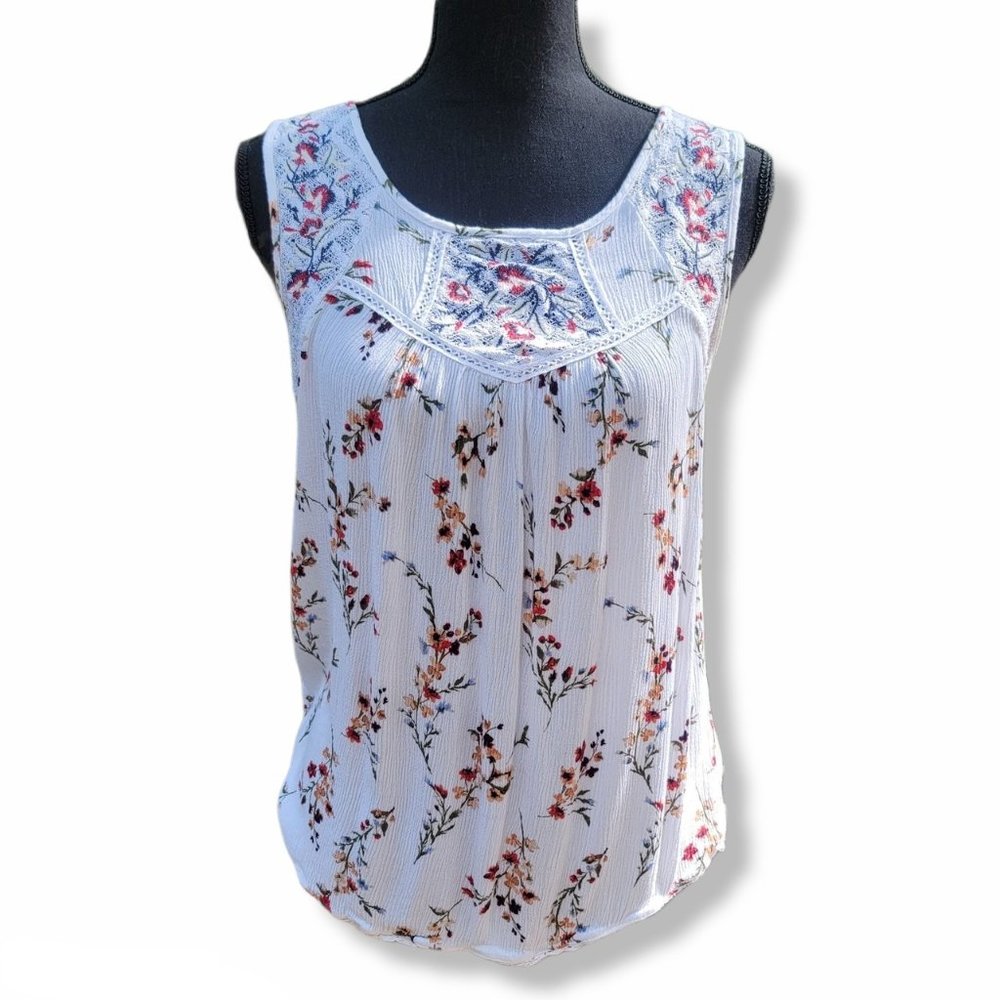 White Mason&Belle Tank